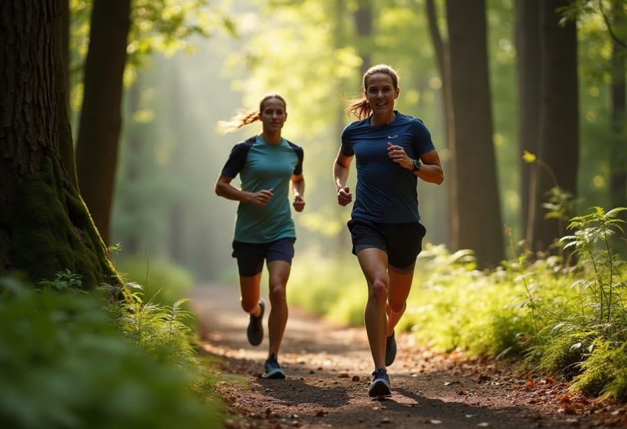 Discover the secret to lasting wellness: trail running beneath whispering trees