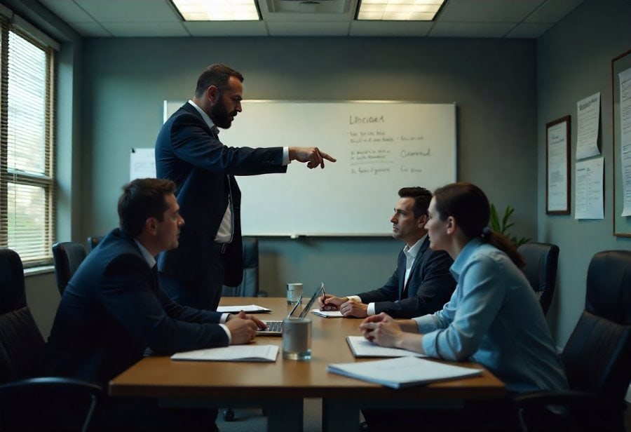Authoritarian leadership transforms collaboration into compliance, choking creativity.